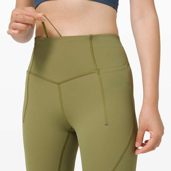 Lululemon Fine Force High-Rise Tight 28" in Bronze Green size 6 - Picture 8 of 11